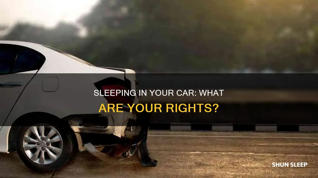 what happens if police catch you sleeping in your car