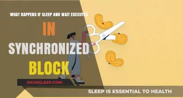 Synchronized Sleep and Wait: What's the Outcome?