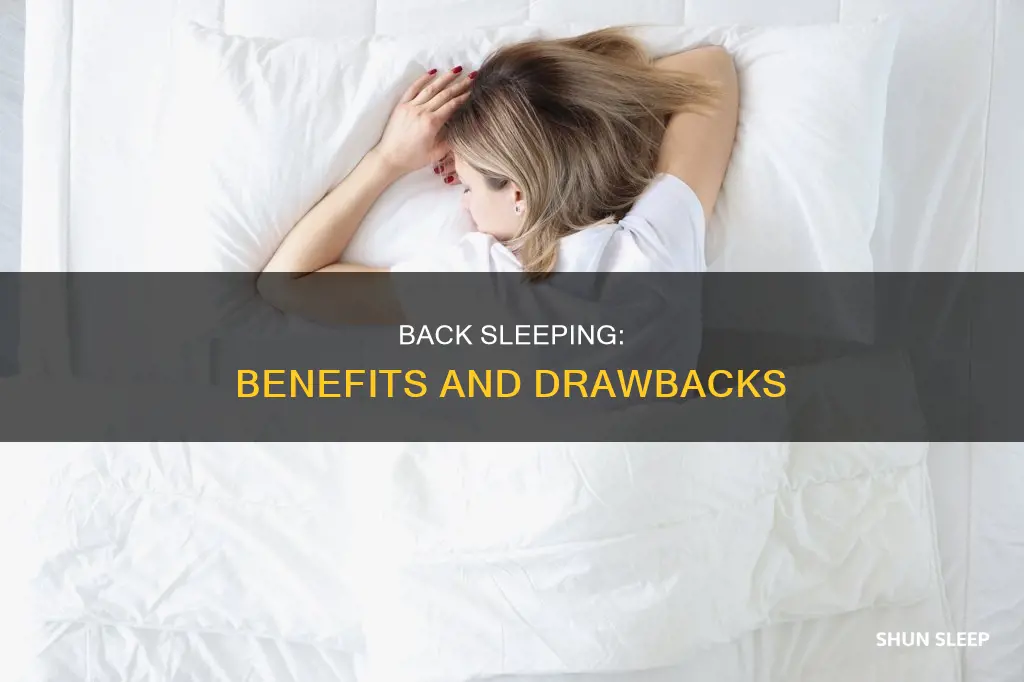 what happens if u sleep on your back