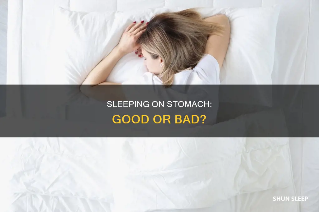 what happens if u sleep on your stomach