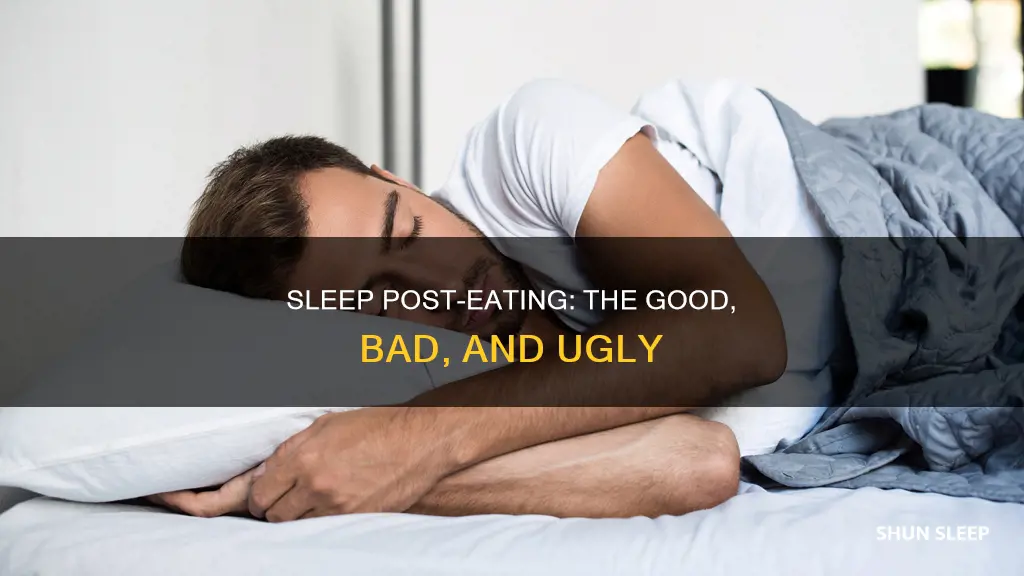 what happens if u sleep right after eating