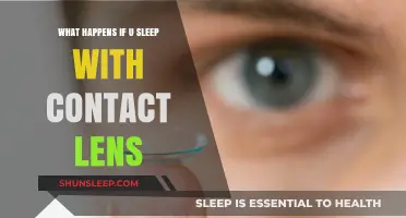 Sleeping with Contact Lenses: Risks and Complications