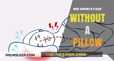 Sleeping sans pillow: What are the effects?
