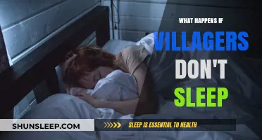 Villagers' Sleepless Nights: Exploring the Consequences