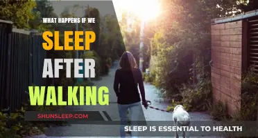 Walking and Sleep: A Healthy Combination