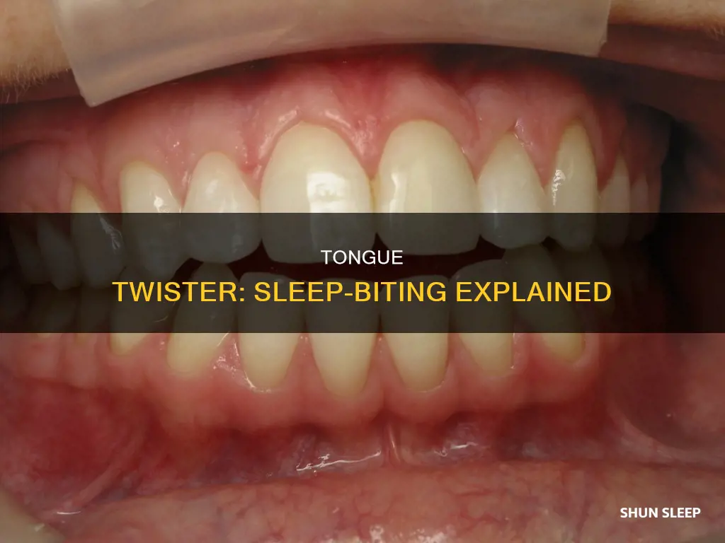 what happens if you bite your tongue in yo sleep
