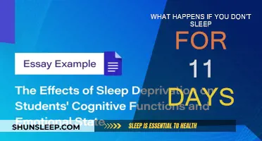 Sleep Deprivation: The 11-Day Nightmare