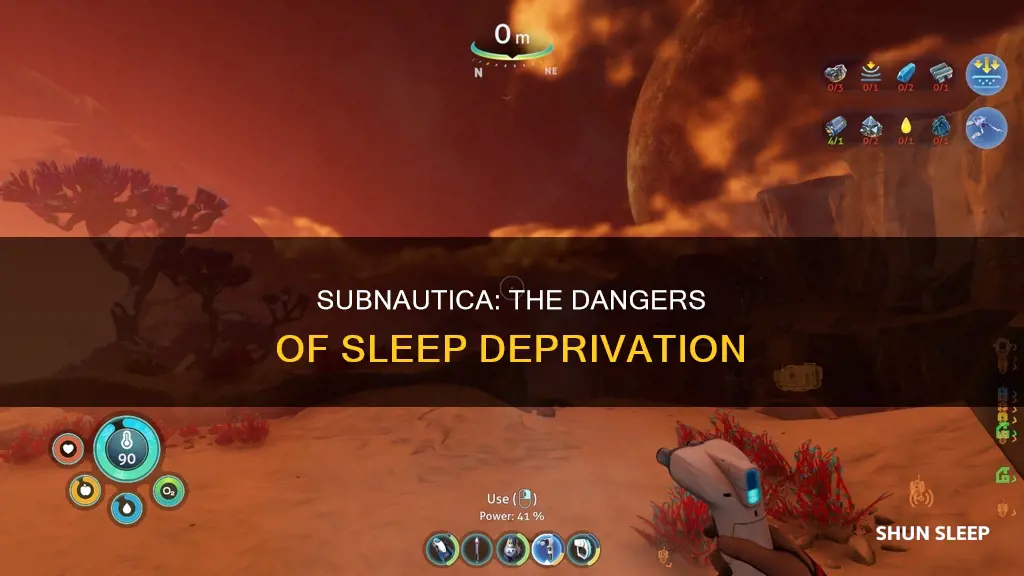 what happens if you dont sleep subnautica