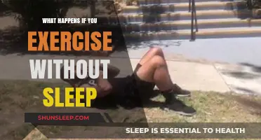Exercise Without Sleep: A Recipe for Disaster