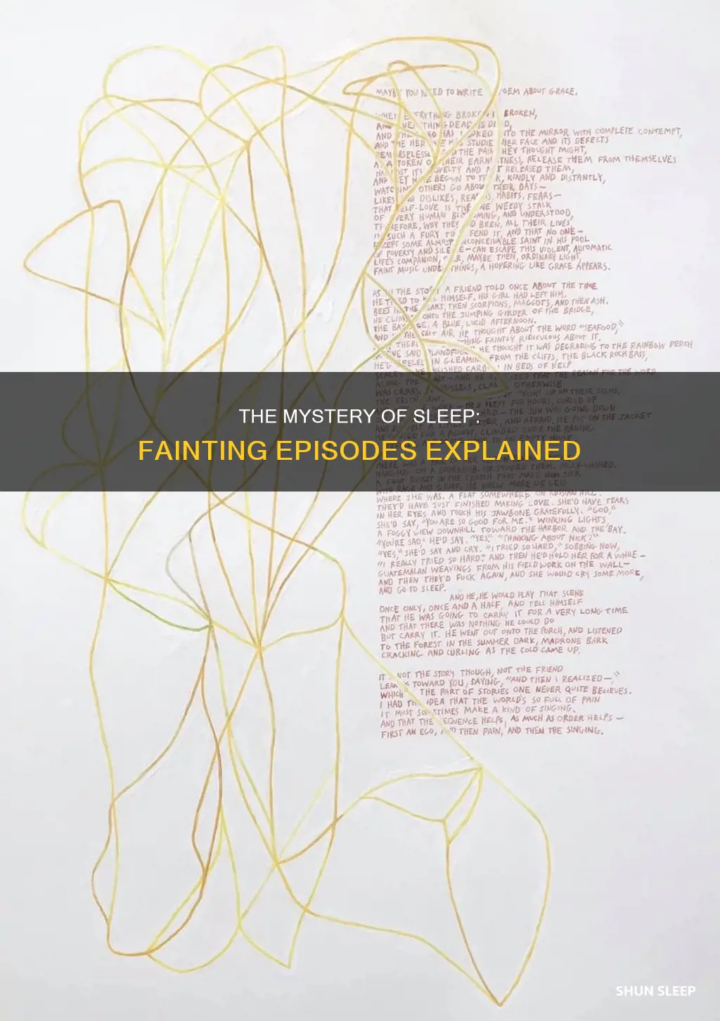 what happens if you faint in your sleep