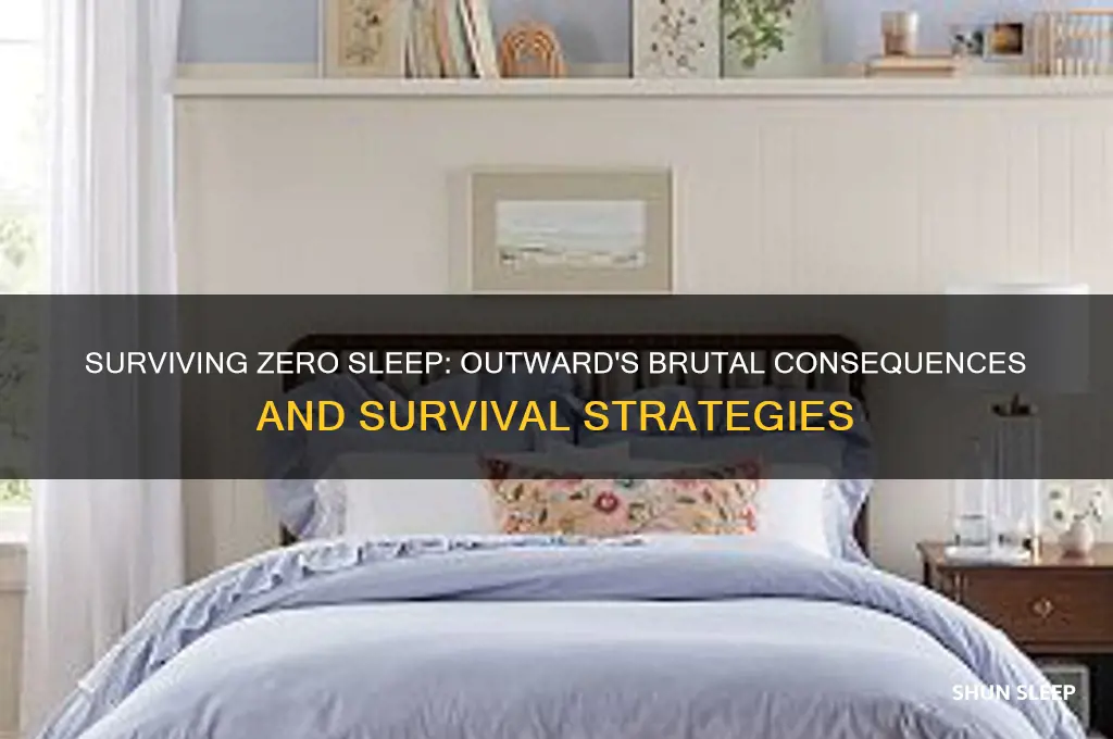 what happens if you get to 0 sleep outward