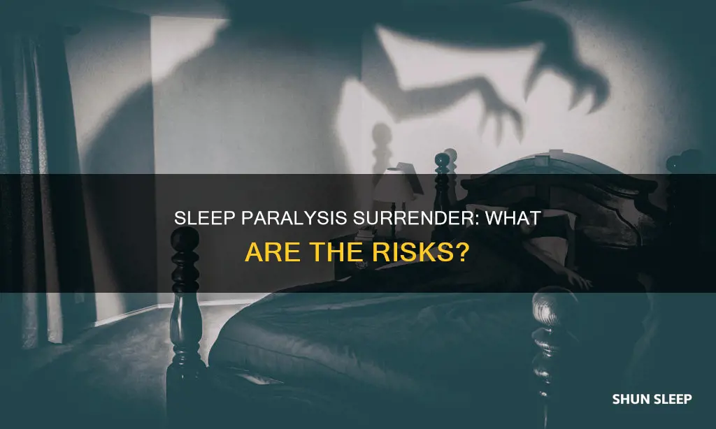 what happens if you give in to sleep paralysis