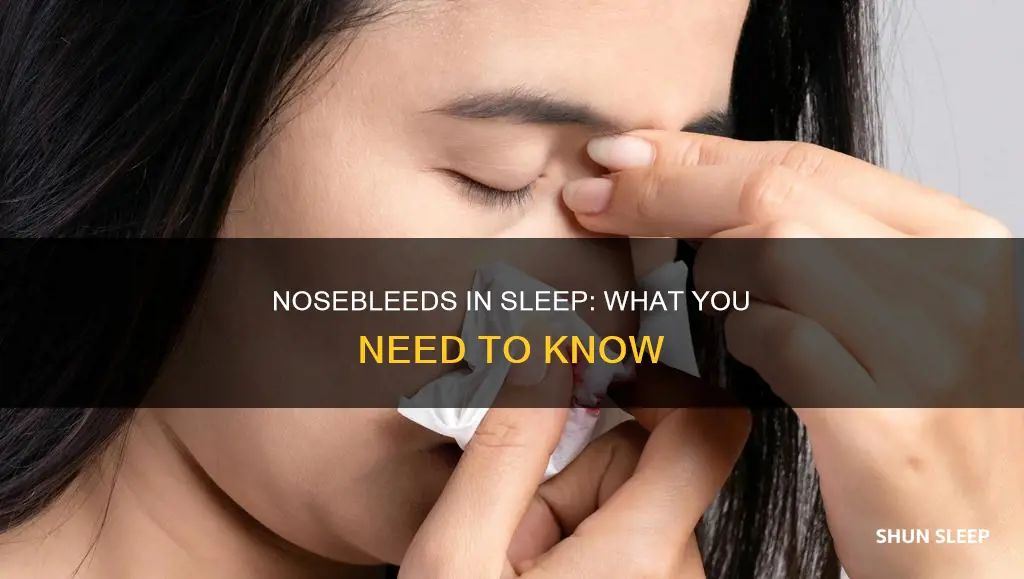what happens if you have a nosebleed in your sleep