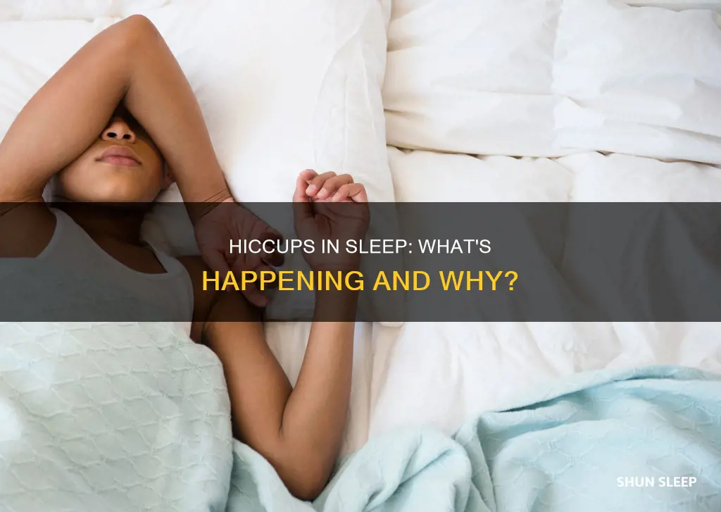 what happens if you hiccup in your sleep