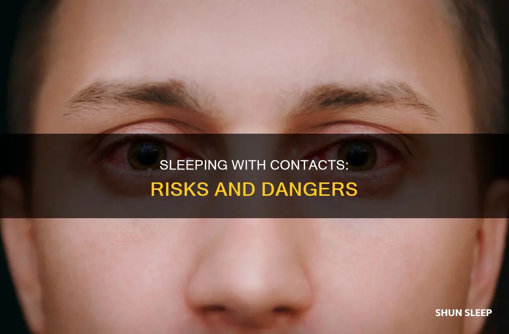 what happens if you leave your contacts in while sleeping