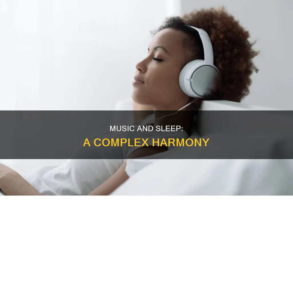 what happens if you listen to music while sleeping