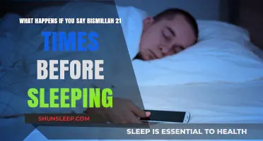 Reciting Bismillah 21 Times Before Sleep: Its Power and Blessings