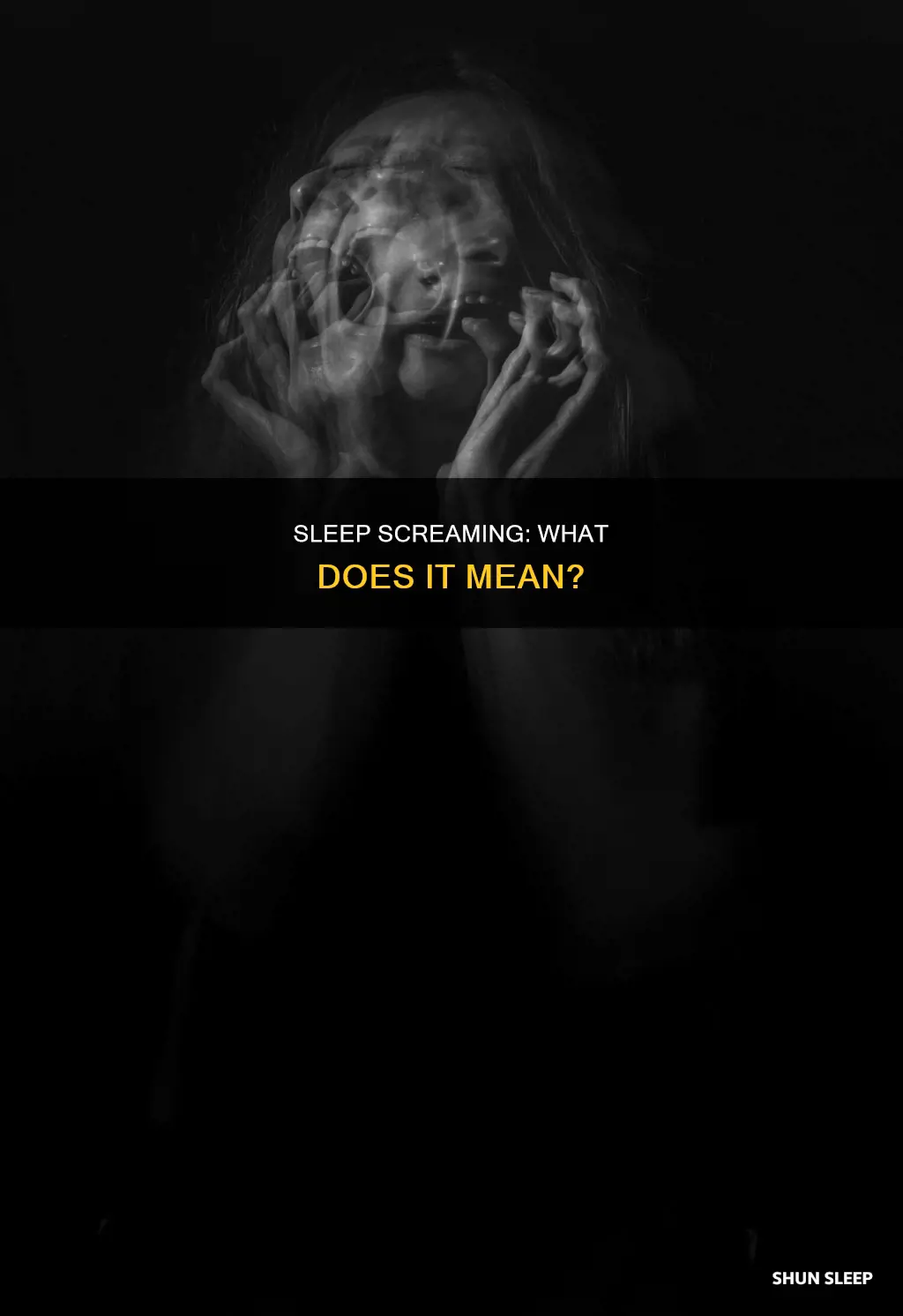 what happens if you scream in your sleep