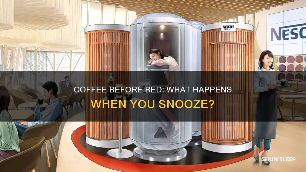 what happens if you sleep after drinking coffee