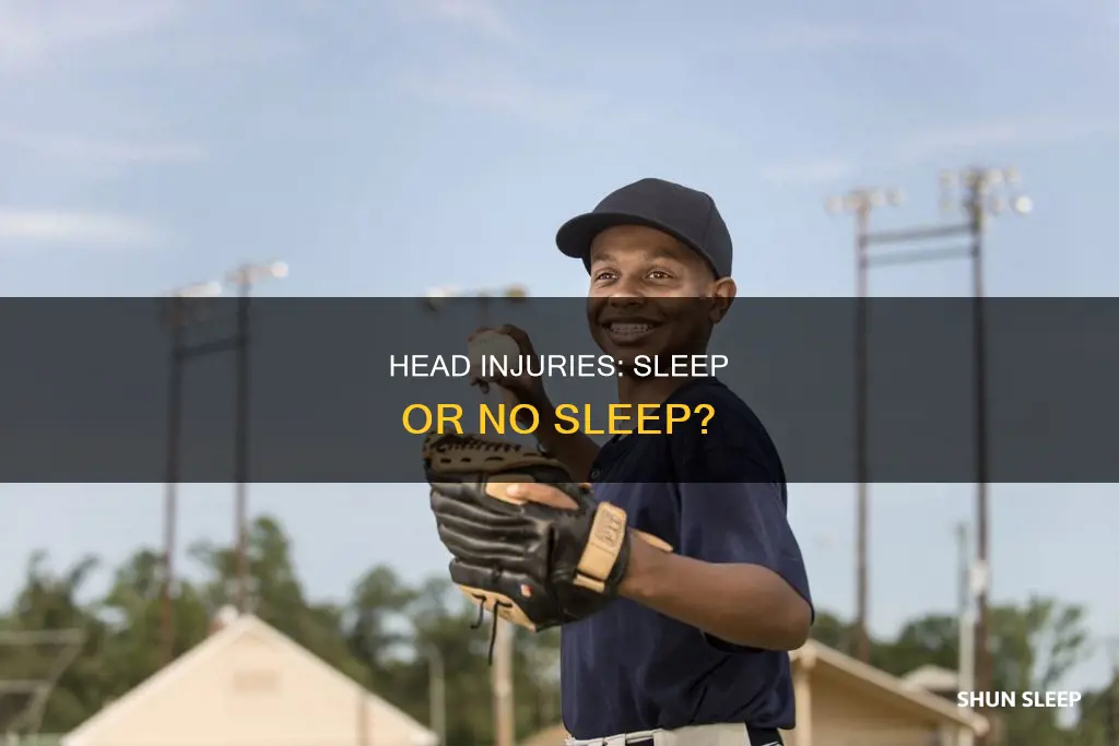 what happens if you sleep after hitting your head