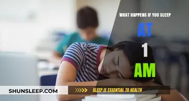 The Late-Night Sleep Conundrum: Effects of Sleeping at 1 AM