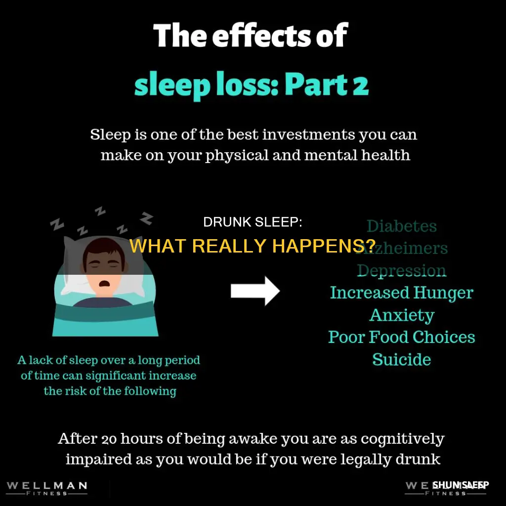what happens if you sleep drunk
