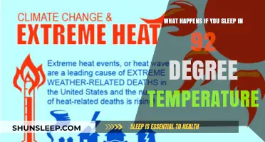 Hot Sleep: 92 Degrees and Health Risks