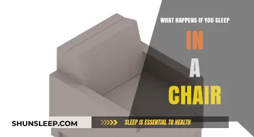 Uncomfortable Sleep: Chair Sleeping's Impact
