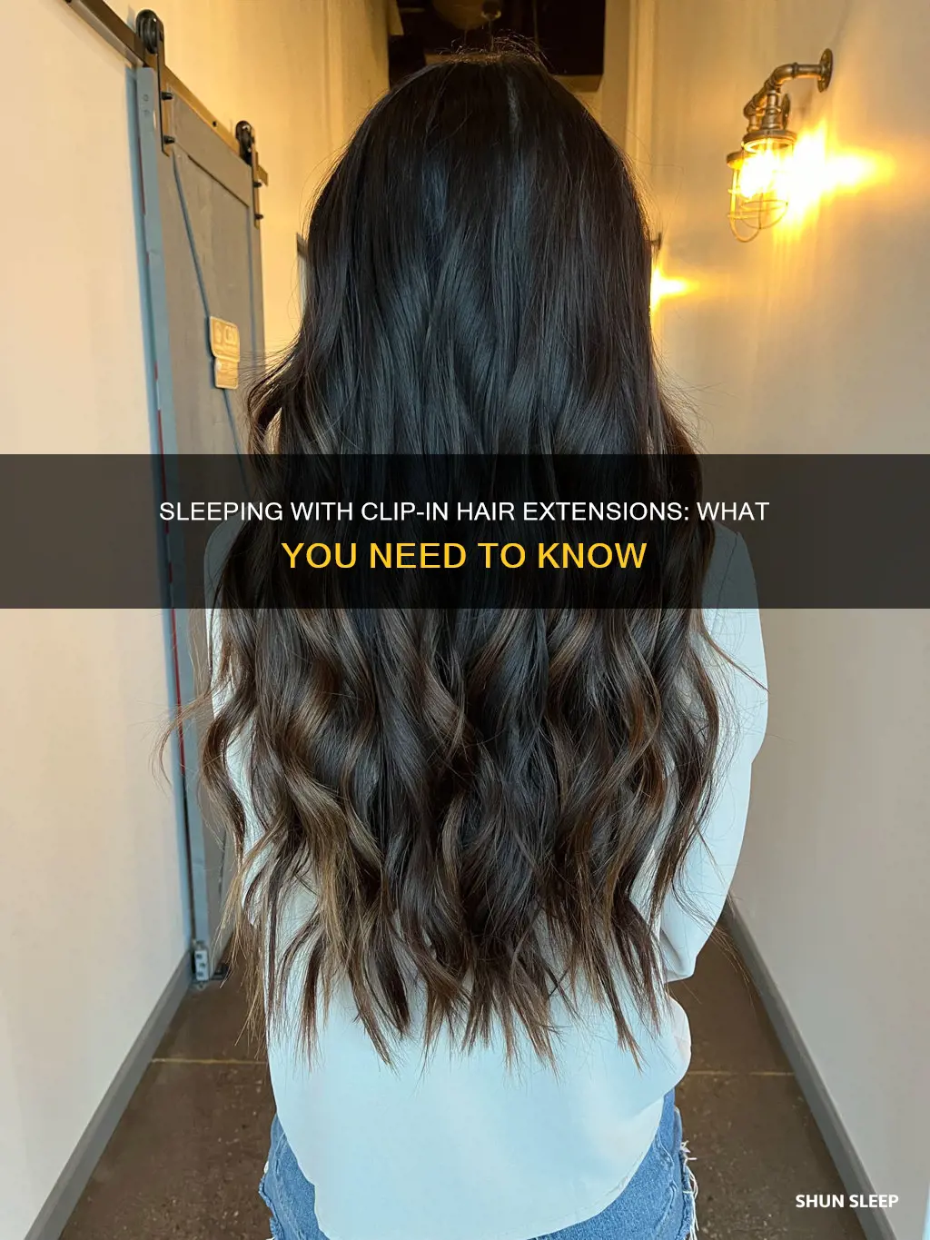 what happens if you sleep in clip in hair extensions