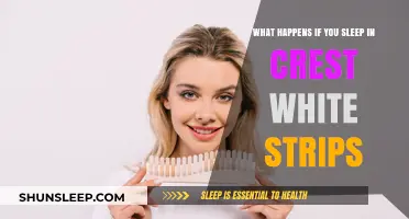 Dangers of Sleeping with Crest White Strips On