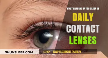 Sleeping in Contact Lenses: Risks and Complications