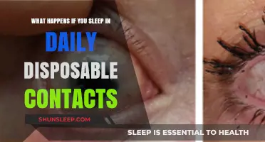 Sleeping in Daily Contacts: Risks and Side Effects