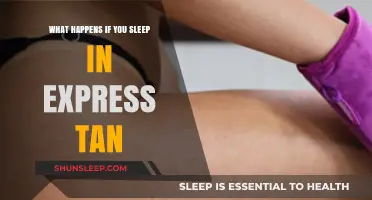 Express Tan: Sleep and Results