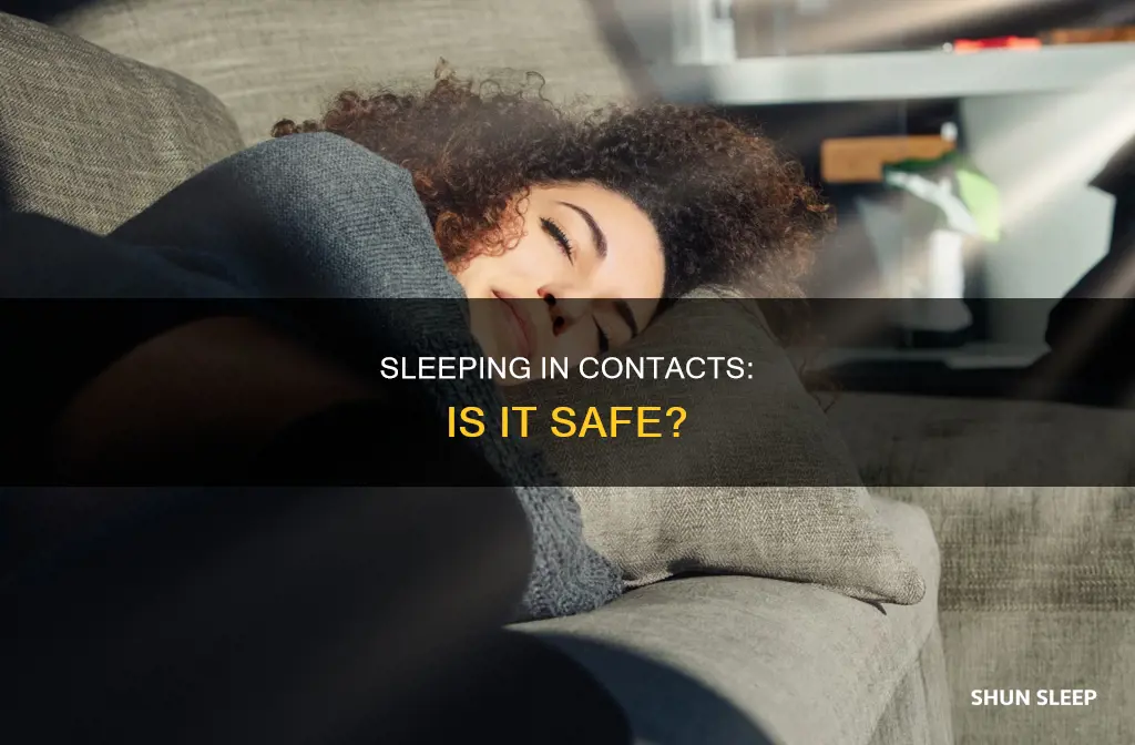 what happens if you sleep in fake contacts