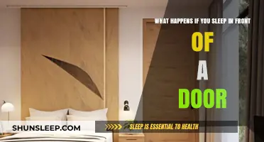 Sleeping in Front of a Door: Is It Safe?