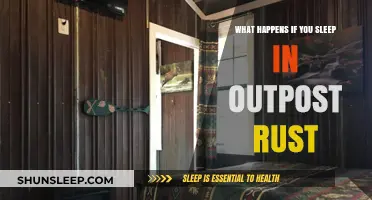Sleeping in Outpost: Rust's Risky Business