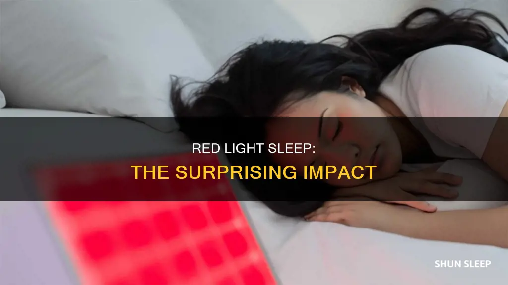what happens if you sleep in red light
