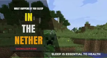 Exploring the Nether: Sleep or No Sleep?