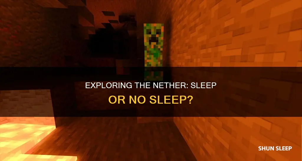 what happens if you sleep in the nether