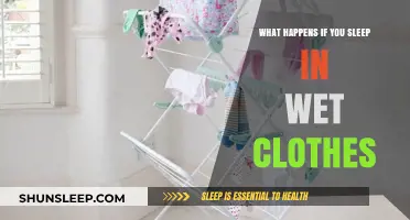 Wet Clothes and Sleep: A Dangerous Mix