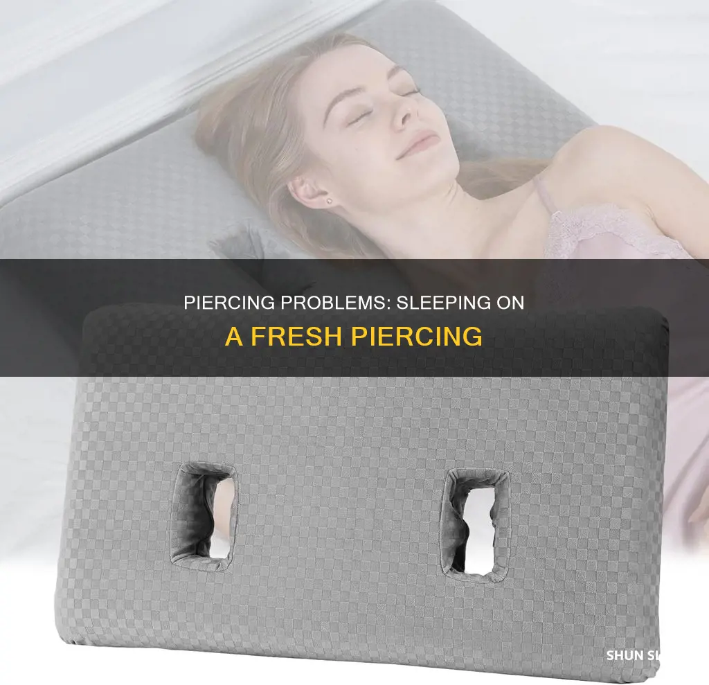 what happens if you sleep on a piercing