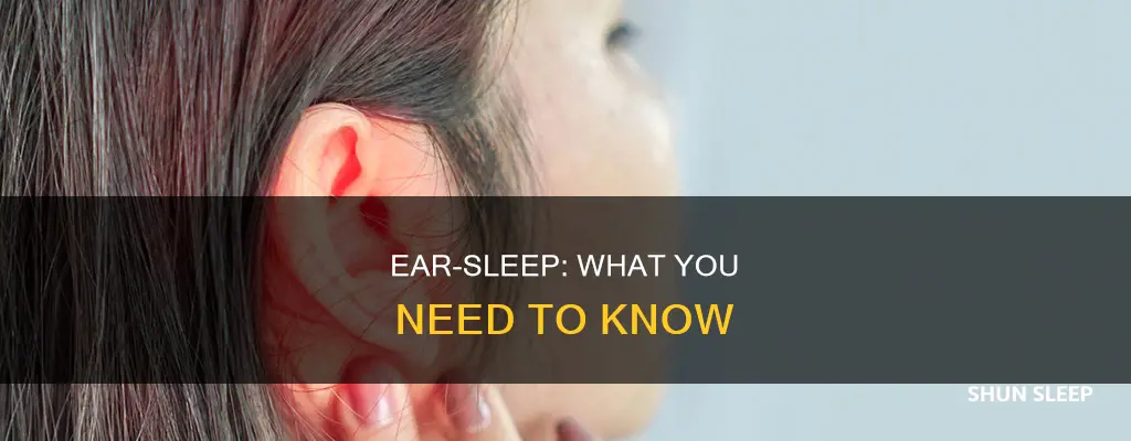 what happens if you sleep on your ear