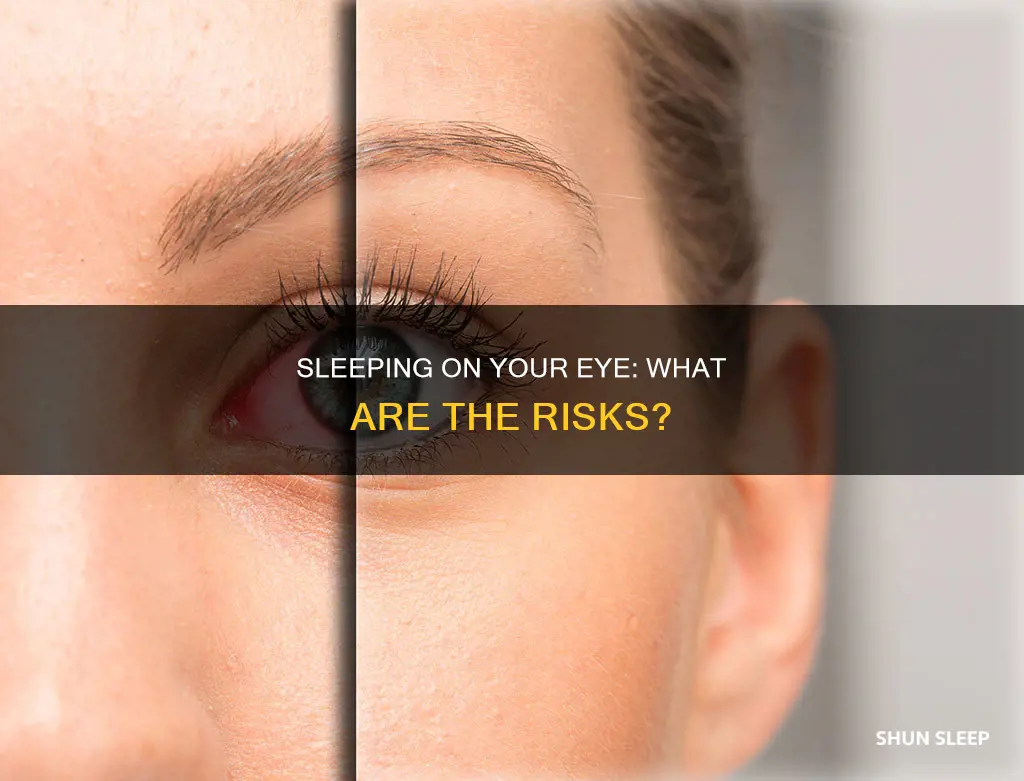 what happens if you sleep on your eye