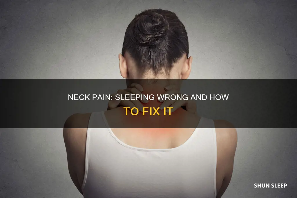 what happens if you sleep on your neck wrong