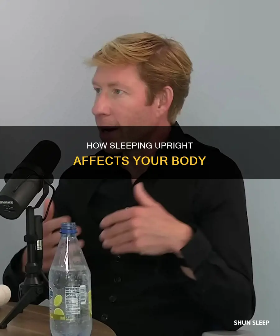 what happens if you sleep standing up