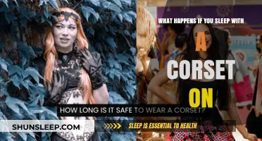 Corset Conundrum: Sleep Woes and Health Risks