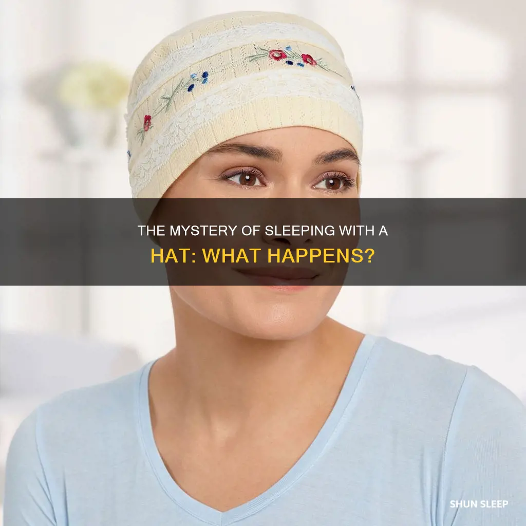what happens if you sleep with a hat on