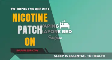 Dangers of Sleeping with a Nicotine Patch