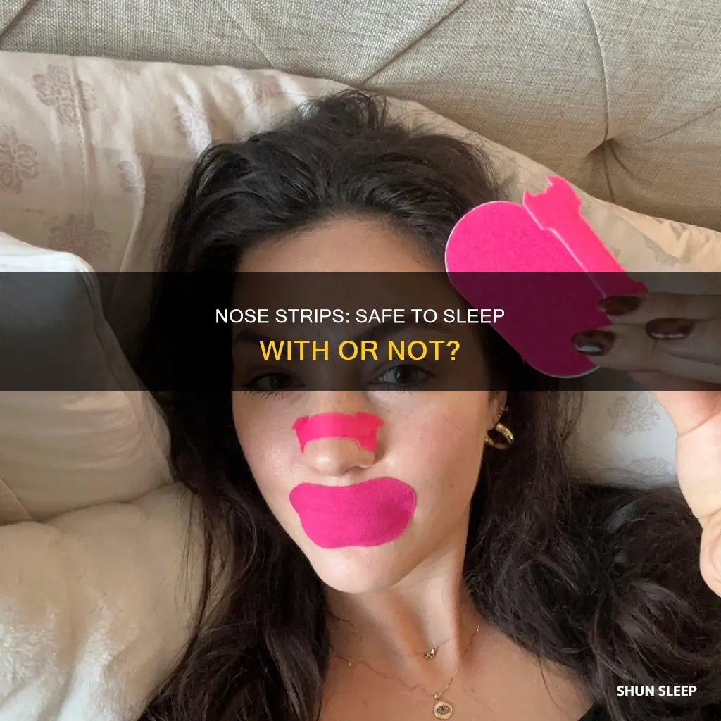 what happens if you sleep with a nose strip on