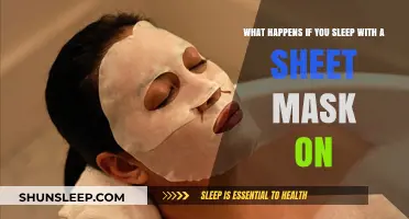 The Dangers of Sleeping with a Sheet Mask On